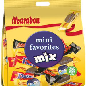 Marabou Mini Favorites Mix med Forskjellige Sjokoladebiter 188 gram