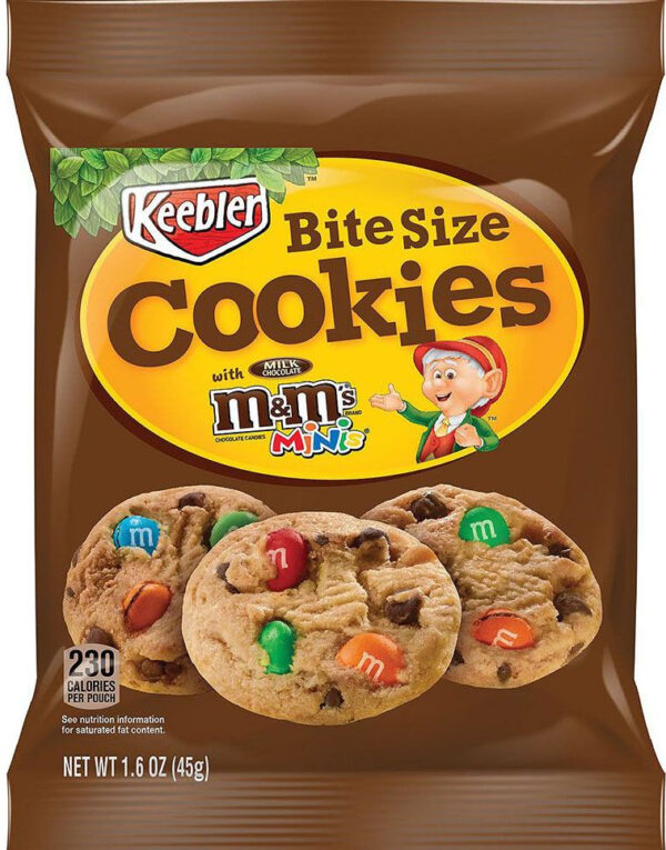 Pose med Små Cookies og M&M Sjokolade (USA Import)