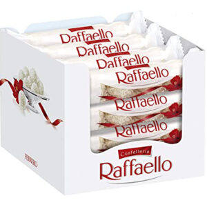 16 pakker med 4 pack Raffaello Mandel og Kokoskonfekt 640g