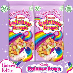 8 stk Swizzels Rainbow Drops Unicorn Edition - Hel Eske