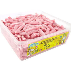 600 stk Crazy Candy Factory Strawberry Planks - Hel Boks 780 gram
