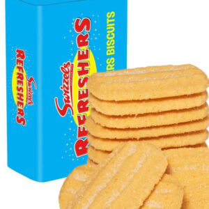 Swizzels Lemon Refreshers Kjeks i Fin Tinnboks 130 gram