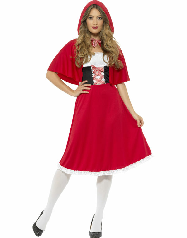 Red Riding Hood Inspirert Damekostyme 2 Deler