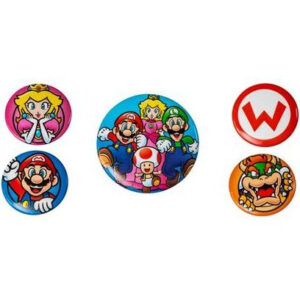 5 stk Super Mario Buttons