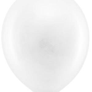 10 stk 30 cm - Hvit Pastellfargede Ballonger
