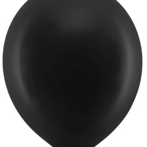 10 stk 30 cm - Svart Pastellfargede Ballonger