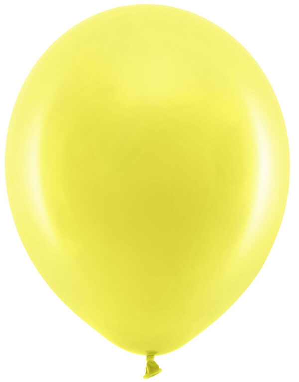 10 stk 30 cm - Gul Pastellfargede Ballonger