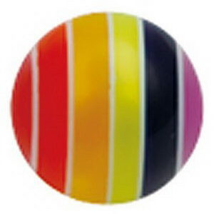 Knalle Striper Flerfarget - 4 mm Akrylkule til 1