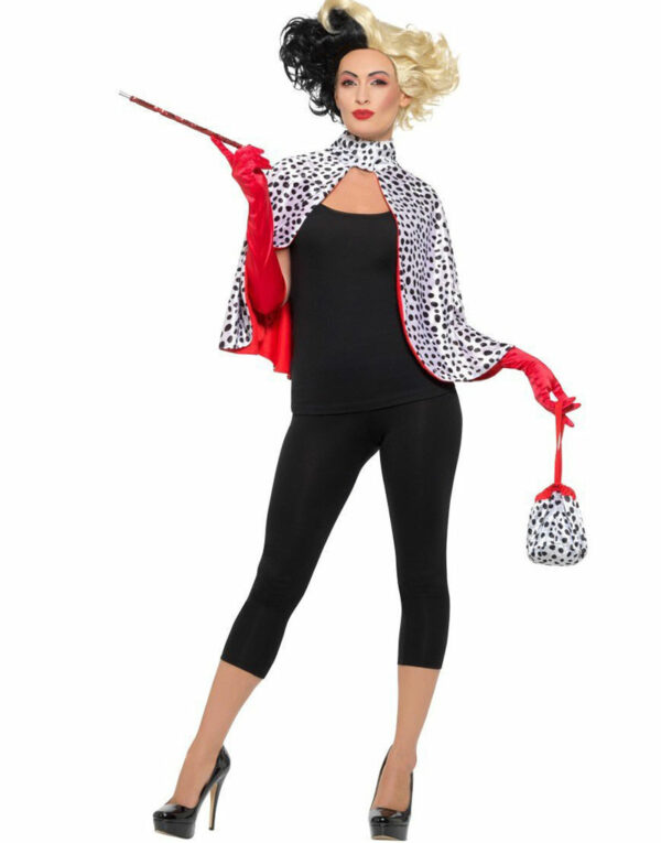 Cruella de Vil Inspirert Kostymesett