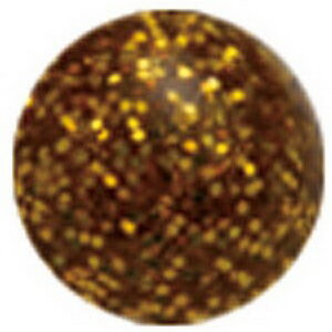 Zircon Glitterball Gold - 6 mm Akrylkule til 1