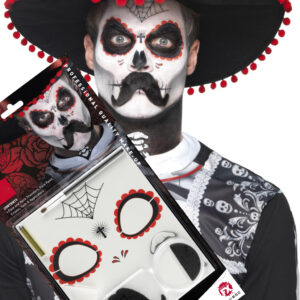 Senor Mustache - Day of The Dead Sminkesett