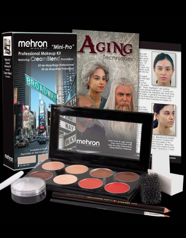 Medium Dark/Dark - Mehron Mini-Pro Student Makeup Kit