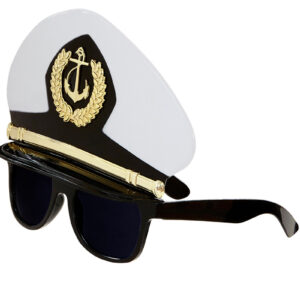 Kapteinbriller med Hatt