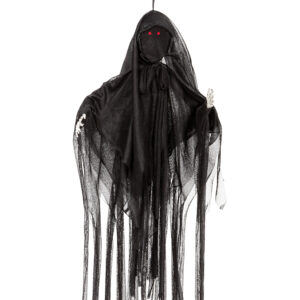 Hengende Ansiktsløs Reaper med LED-Lys 50 cm