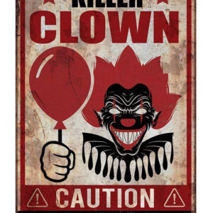 Killer Clown Plakat med Klovnemotiv 24x36 cm