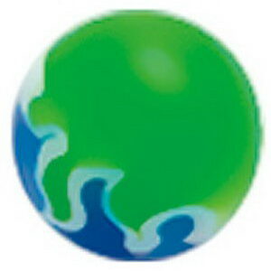 Fireball - Grønn og Blå Akrylkule