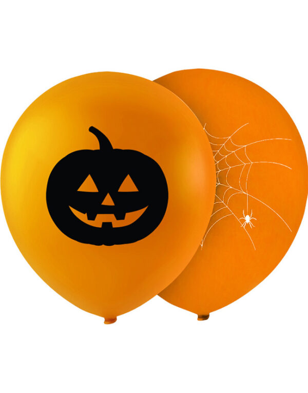 2 stk 73 cm - MEGASTORE Orange Halloween Ballonger