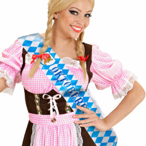 Rutete Oktoberfest Satin Ordensbånd