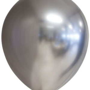 10 stk 30 cm - Sølvfargede Glossy Mirror Ballonger