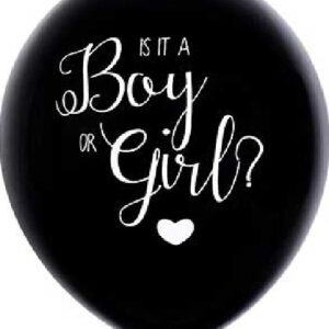 Is It A Boy Or Girl? - 46 cm Ballong med Konfetti til Jente - Gender Reveal