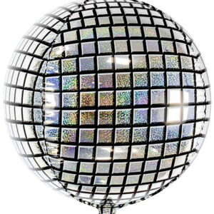 Holografisk Disco Folieballong 40 cm