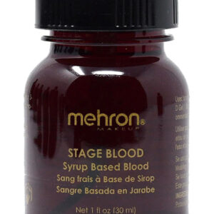 Stage Blood Dark Venous med Kost - 30 ml Mehron Profesjonelt Mørkt Teaterblod