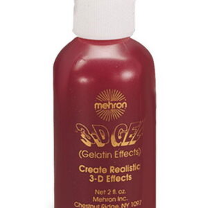 3-D Gelatin Effects 80 ml - Blood Red Mehron 3D Effekt Gel