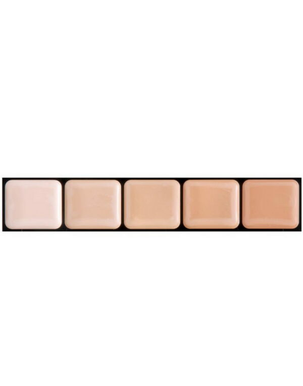 HD Glamour Creme Palette Cool #1 - Graftobian Sminkepalett 5 Farger