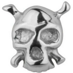 Skull - Dermal Anchor Kule med 1