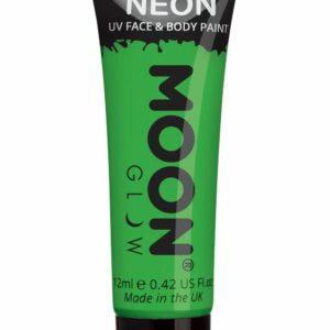 Grønn Neon UV/Blacklight Ansikt- og Kroppsmaling 12 ml