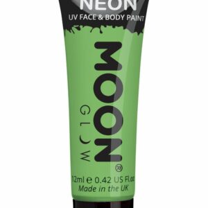 Grønn Pastell Neon UV/Blacklight Ansikt- og Kroppsmaling 12 ml