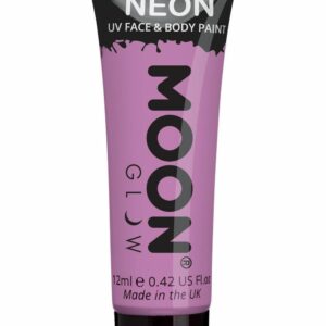 Lilla Pastell Neon UV/Blacklight Ansikt- og Kroppsmaling 12 ml