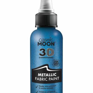 Blå Metallisk Tekstilmaling 30 ml