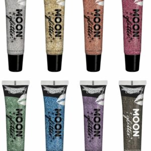 VELG BLANT 8 FARGER - Holografisk Glitter Lipgloss