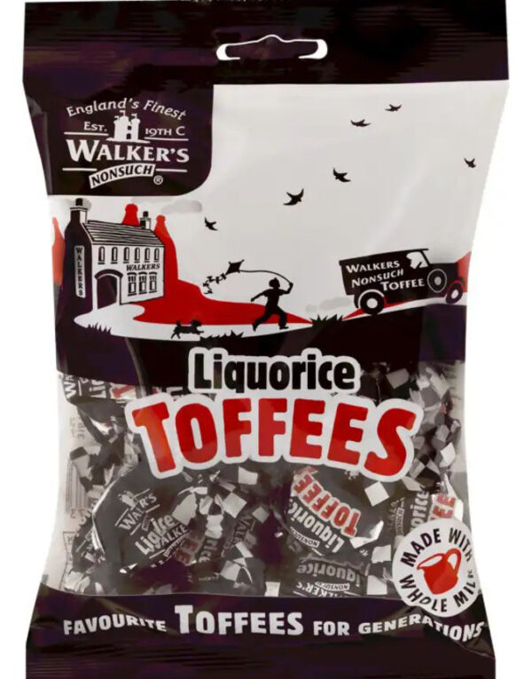 Walkers Liqurice Toffees 150 gram