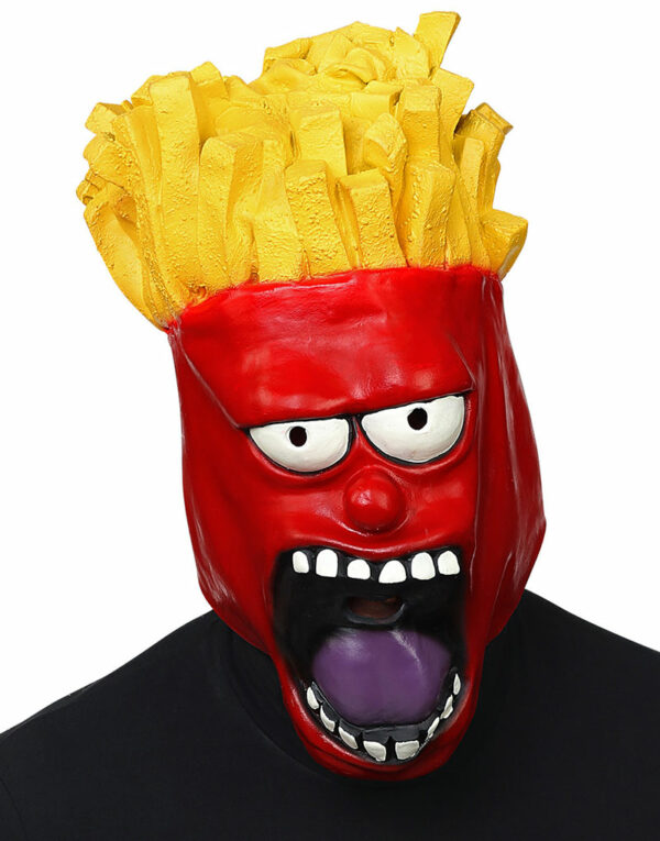 French Fries - Heldekkende Latexmaske