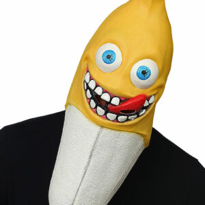 Glad Banan - Heldekkende Latexmaske