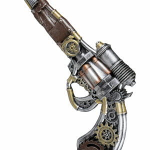 Stilig Steampunk Pistol i Skumlatex 31 cm