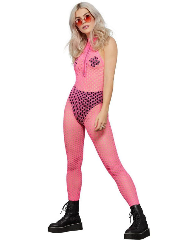 Neon Rosa Bodystocking