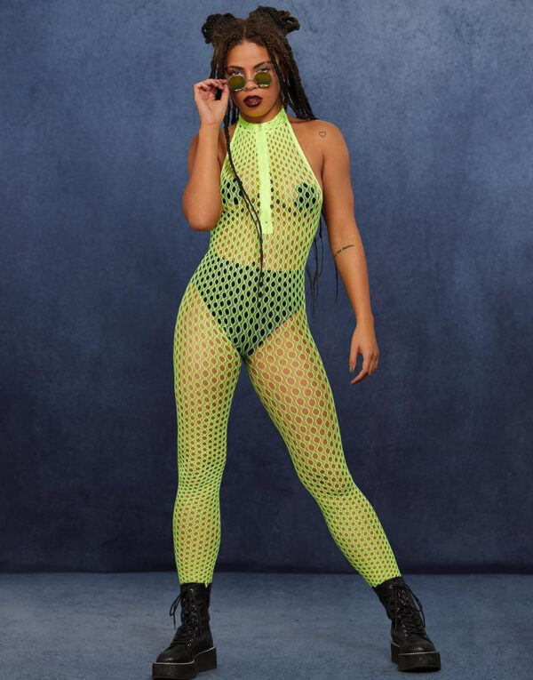 Neon Gul Bodystocking