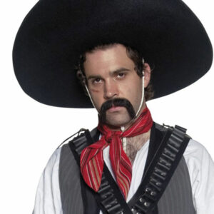 Svart Meksikaner Hatt/Sombrero