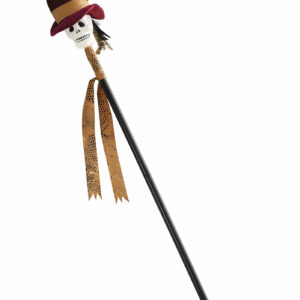 Voodoo Witch Doctor Cane - Stokk med Hodeskalle 112 cm