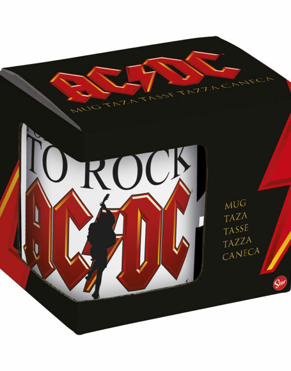 Lisensiert AC/DC Keramikk Krus