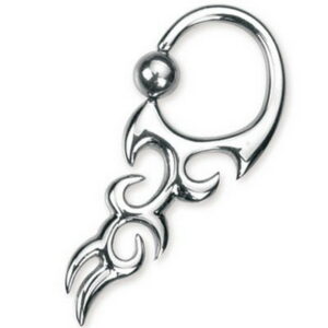 Steel Tribal Flame BCR Piercing - Strl 2 x 12 mm