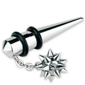 Steel Nail Expander With Club Ørepiercing