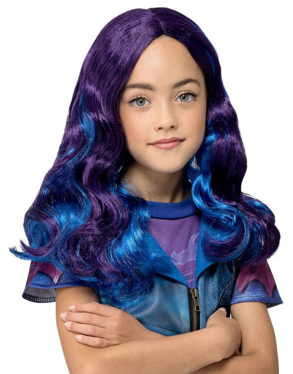 Lisensiert Disney Descendants Mal Parykk til Barn