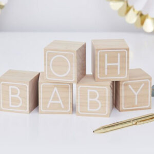 Bygge Minner Fra Babyshower Gjestebok - Treklosser - Oh Baby