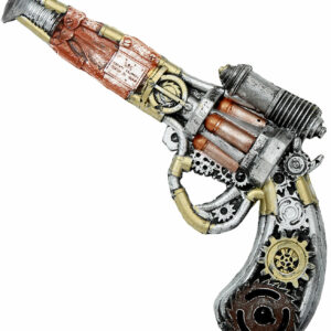 Steampunk Revolver i Skumlatex 33 cm