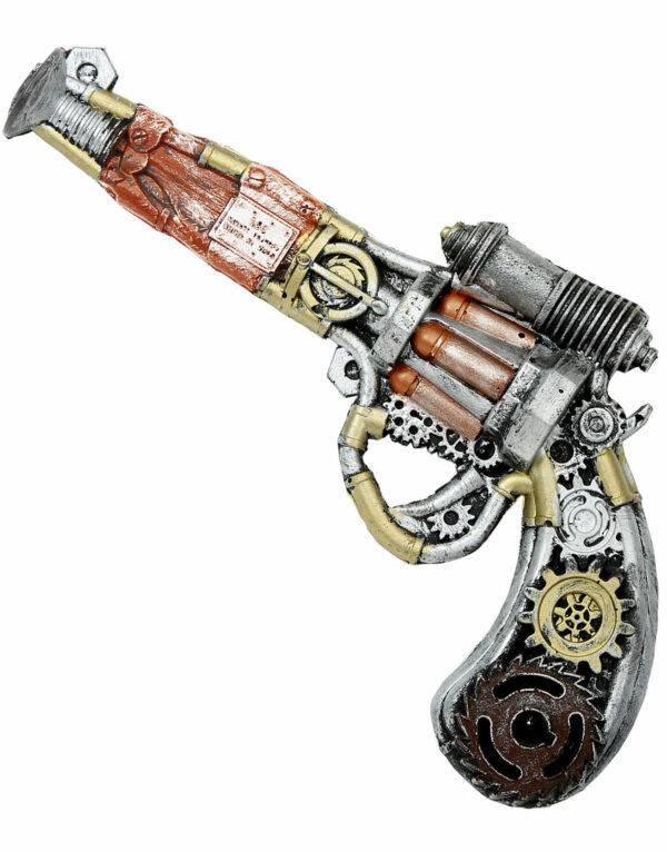 Steampunk Revolver i Skumlatex 33 cm