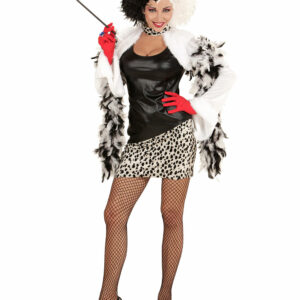 Cruella de Vil Inspirert Damekostyme